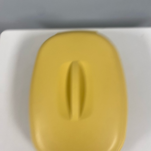 Vintage Tupperware 3 Pc Harvest Gold Microwave Vegetable Steamer 1273 1274 1275 - Picture 4 of 8